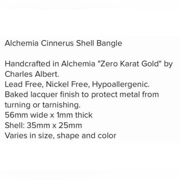 Charles Albert | Unique Cinnerus Shell Bangle / Bracelet - Picture 8 of 16